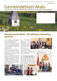 Gemeindeblatt Mals 09/2021