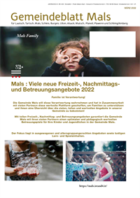 Gemeindeblatt Mals 03/2022