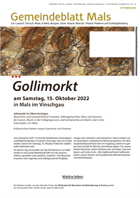 Gemeindeblatt Mals 10/2022